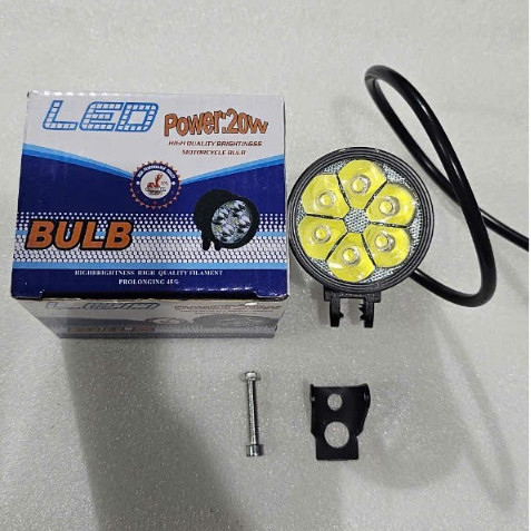 Đèn Trợ Sáng L4 L6, 3 Chế Độ Sáng siêu mạnh kèm Đầy Đủ Phụ Kiện Gắn Xe oto,xe máy, xe điện (BL98)