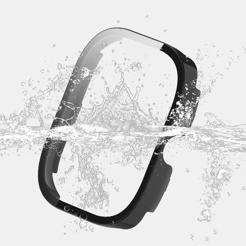 Ốp PC + Kính Cường Lực Cho Realme Watch 2 3 S100 T1 Pro Đồng Hồ Thông Minh Bảo Vệ Màn Hình Khung Ốp 