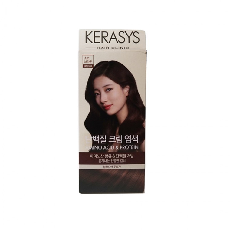 [AEKYUNG] Kem nhuộm tóc Kerasys Protein Choco Brown 120g