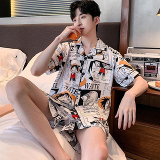 AOKANG Nam mùa hè băng lụa Bộ đồ ngủ-Thoáng khí, thoải mái, và phong cách cho nhà mặc