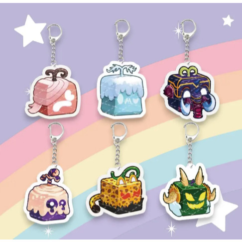 Blox fruits Acrylic keychains - Roblox - Kawaii keychains