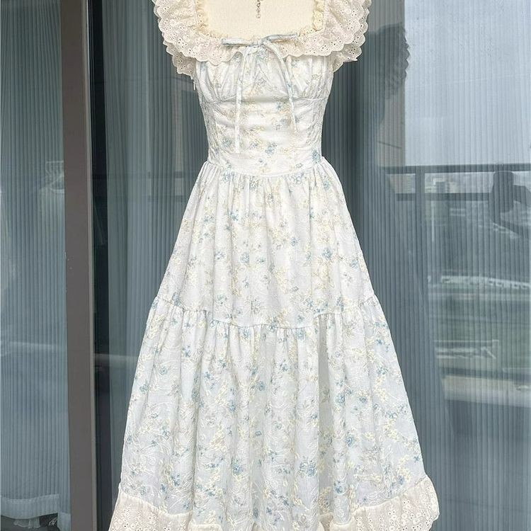 Váy Hoa Nhí Tay Con Phong Cách Ngọt Ngào