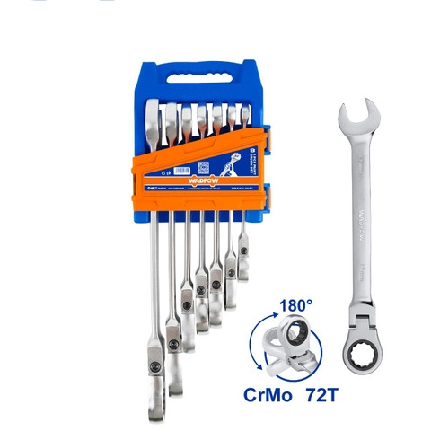 Bộ 7 cờ lê miệng vòng xoay 180 độ WadFow WSP5207