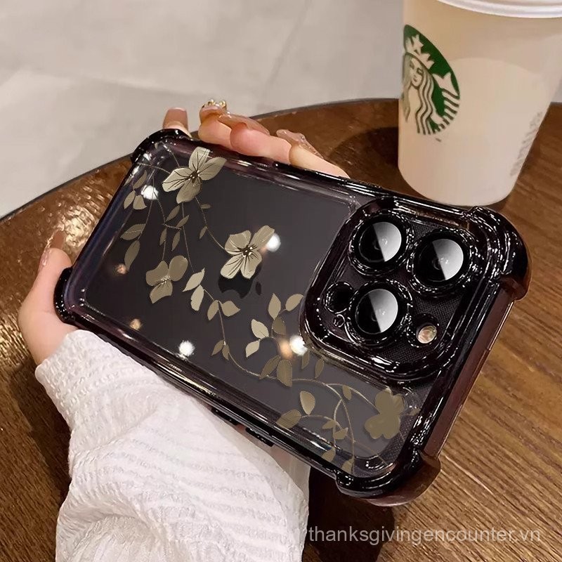 Ốp điện thoại lá xám cho Samsung A36 A56 A34 A33 A32 A22 A04 A53 A52 A51 A04E A03 A02S A02 M02 A03S 