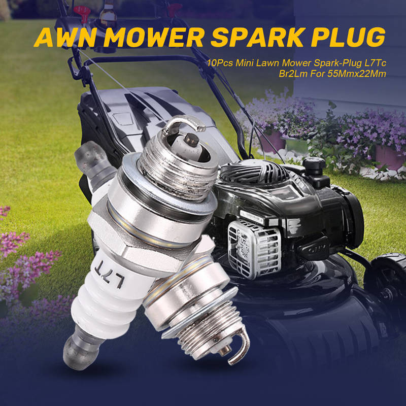 10 Chiếc Mini Máy Cắt Cỏ Spark-Plug L7Tc Br2Lm Cho Stratton Motors 55Mmx22Mm