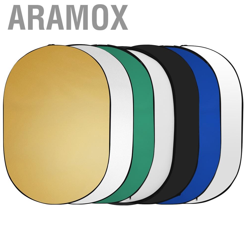 Aramox 60 x 90cm/ 24 35 inch Phản xạ ánh sáng 7-in-1 (màu vàng mờ trắng xanh lá cây xanh lá cây màu 