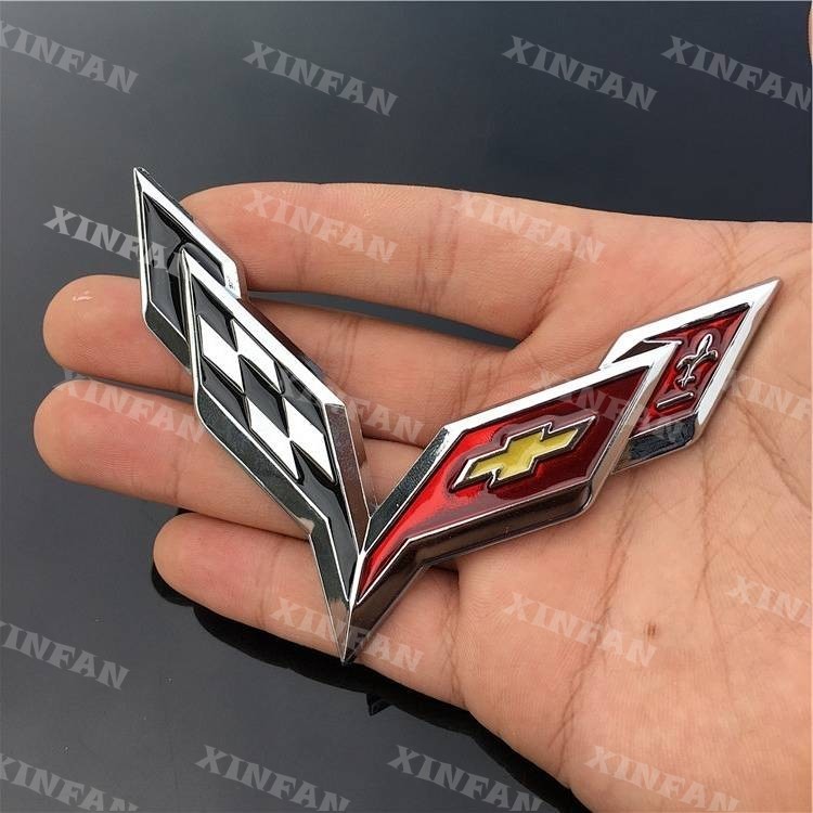 Corvette F1 Ốp Lưng Dán Thích Hợp Cho Xe Chevrolet Cruze Mairui Bao Sửa Đổi Kim Loại Ốp Lưng Dán F1 