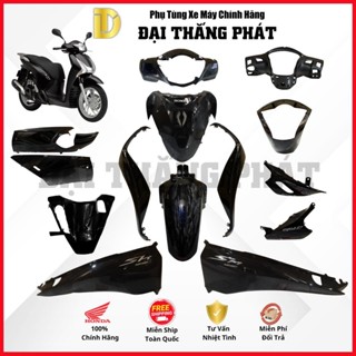 (Có bán lẻ) Dàn áo xe SH 125/150cc K01 (2011-2012-2013-2014-2015) - màu Đen - NHB25 chính hãng Honda
