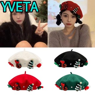  YVETA  Mũ Len Họa Sĩ Phong Cách Giáng Sinh Nhật Bản Ngọt Ngào Dễ Phối Đồ Cho Nữ Sinh 
