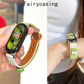 Thiết kế mới Dây da cho Xiaomi Mi Band 10 9 8 7 6 5 4 3 Vòng đeo tay thay thế cho Miband 9 8 Active Band