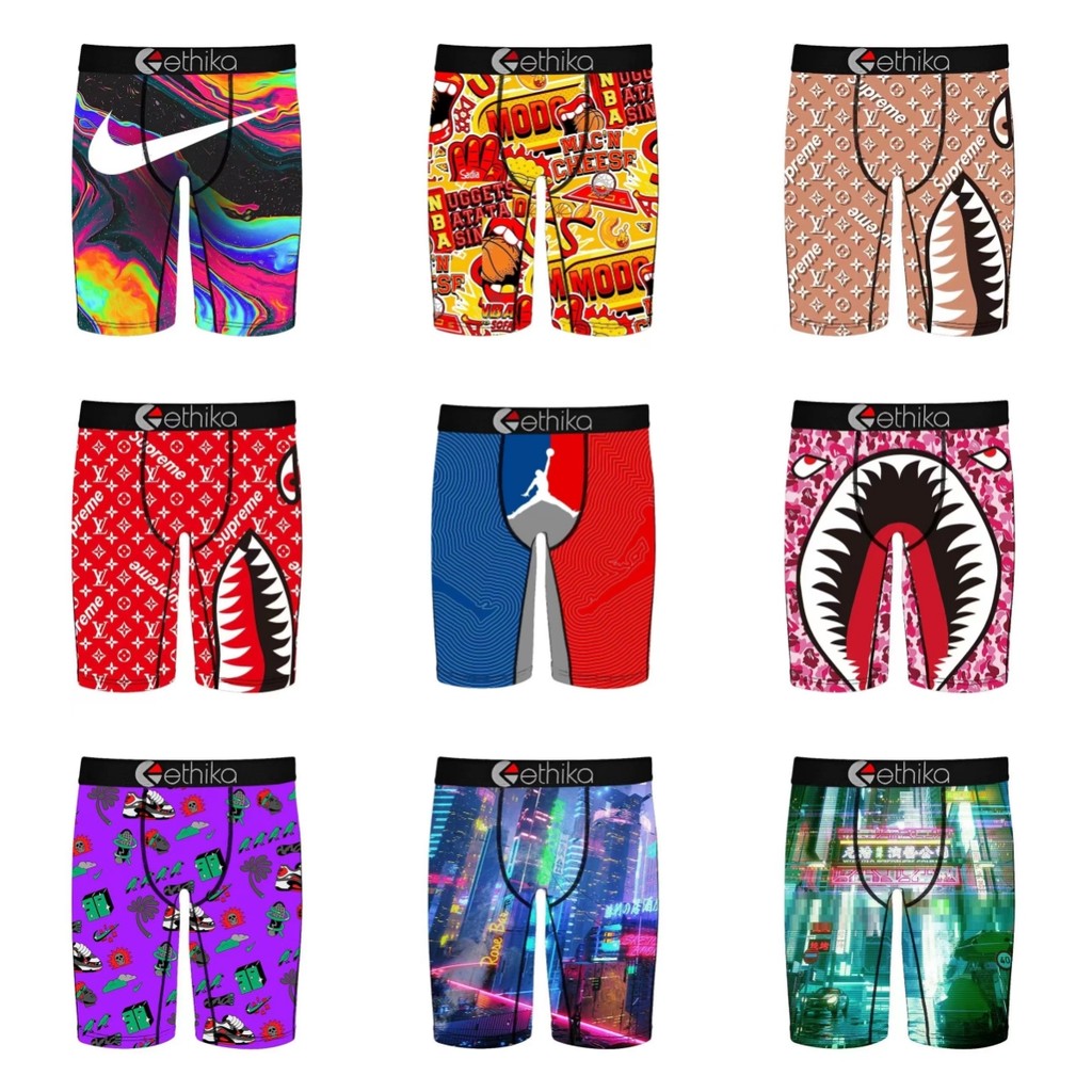 Ethika American Stretch Ice Silk Quần lót Boxer thể thao mở rộng khô nhanh khô