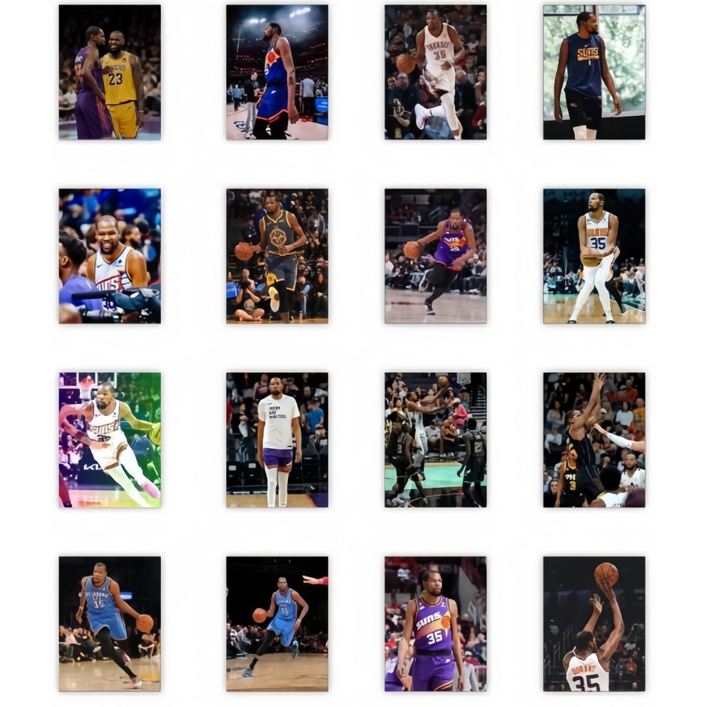 40-103 Chiếc Kevin Durant Shai Gilgeous-Alexander Cristiano Ronaldo Hình Dán Vận Động Viên Trung Quố