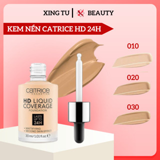 Kem Nền Catrice HD 24h Liquid Coverage Foundation Kem Nền Kiềm Dầu Catrice 18h Che Phủ Hoàn Hảo - Xingtu Beauty