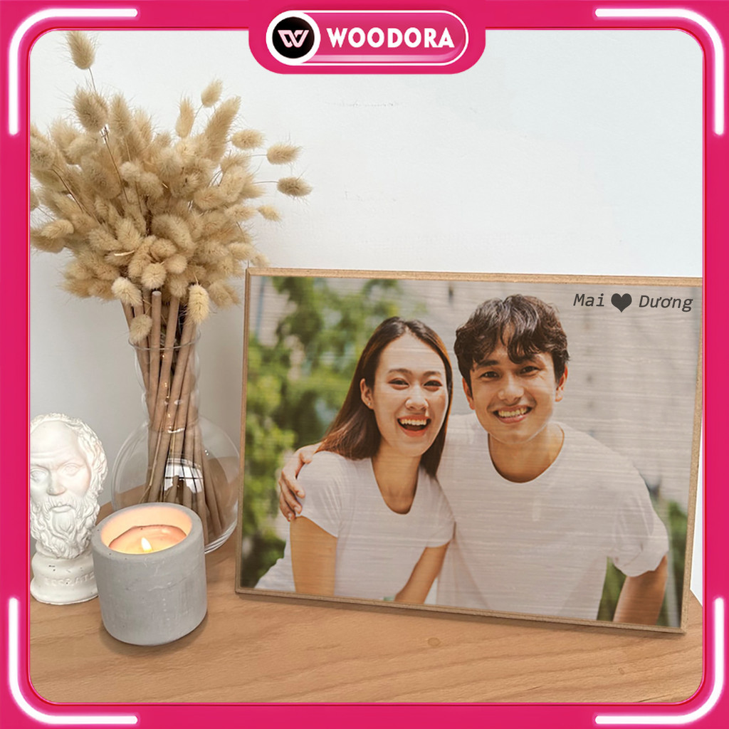 Khung Ảnh Gỗ In Hình Theo Yêu Cầu - Khung Tranh Lưu Giữ Kỷ Niệm Đẹp, Độc Đáo