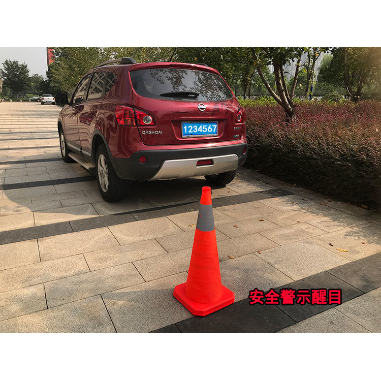Cone đường gấp gọn, cone phản quang an toàn, cone kem khẩn cấp, cột cảnh báo nhẹ hình tam giác cho g