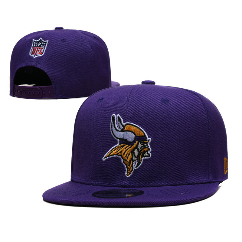 Mũ Bóng Chày Thêu Logo NFL Minnesota Vikings - Phù Hợp Cho Hoạt Động Ngoài Trời