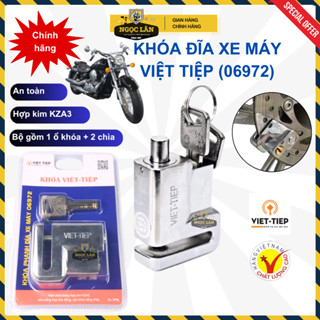 [Chính hãng] Khoá đĩa xe máy Việt Tiệp khóa chống trộm xe máy cao cấp (mã 06972)