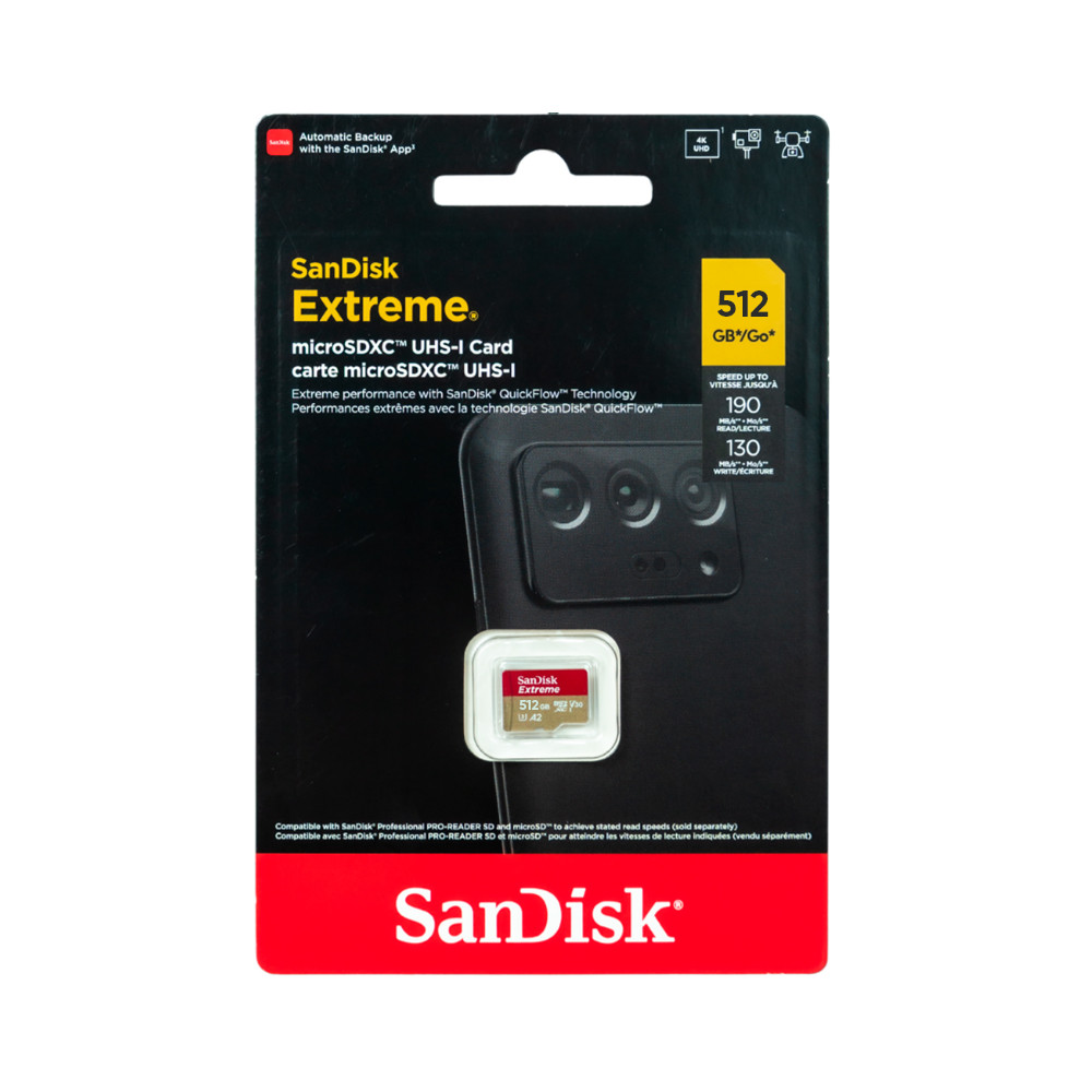 Thẻ Nhớ MicroSDXC SanDisk Extreme V30 A2 512GB - 1TB 190MB/s | BigBuy360 - bigbuy360.vn