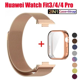  Vòng đeo tay Milanese cho Huawei Watch Fit 3 Fit 4 Fit4 Pro Phụ kiện dây đeo cổ tay có thể thay thế 