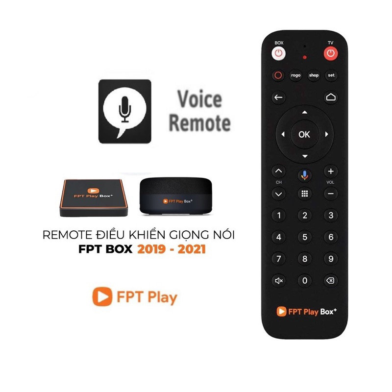 Điều Khiển FPT Play Box  Hãng FPT -Remote Điều Khiển Giọng Nói FPT Play Box 2018 - 2021