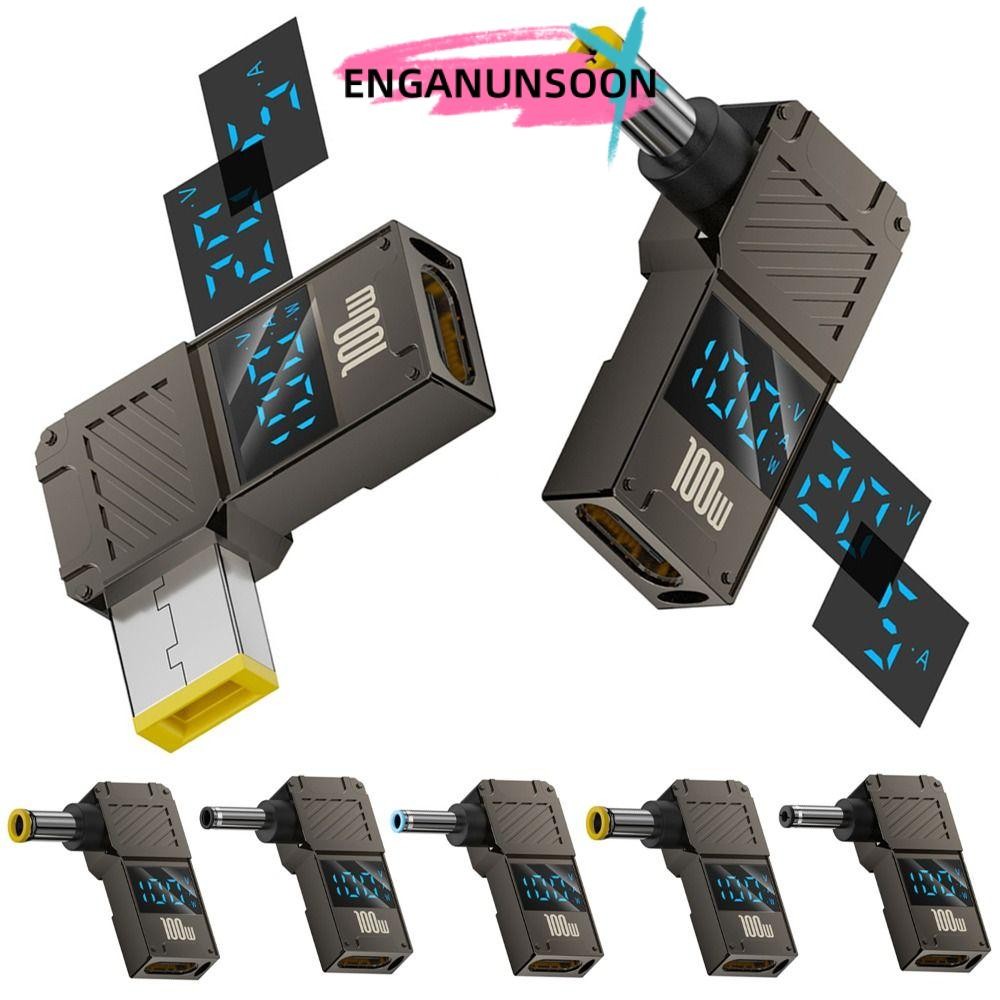 Bộ chuyển đổi ENGANUNSOON Type-C sang DC, Bộ chuyển đổi USB-C sang DC thông minh PD 100W, Bộ sạc máy tính xách tay màn hình kỹ thuật số sạc nhanh đa năng cho / / Dell