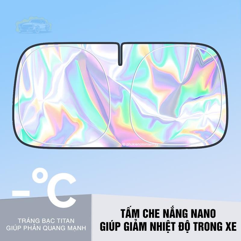 TẤM CHE NẮNG KÍNH CHẮN GIÓ Ô TÔ, TẤM PHẢN QUANG CHE NẮNG XE HƠI NHIỀU MÀU 4