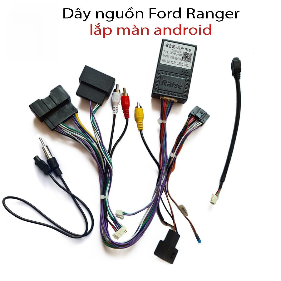 [Hàng mới 100%]Dây nguồn Ford Ranger 12-15 , Ford Everest dành màn android