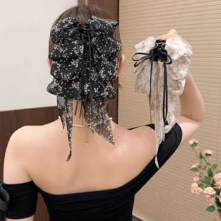 Phụ nữ Kẹp tóc in hoa lớn Kẹp tóc Phụ kiện tóc Hàn Quốc