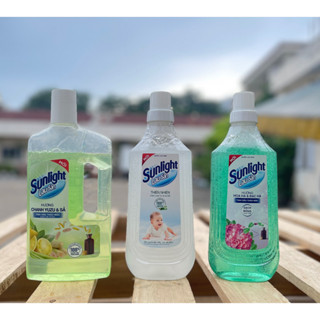  Nước lau sàn Sunlight chai 1ký - Hương Thiên nhiên - Hương Hoa hạ Bạc hà - Hương Chanh sả 