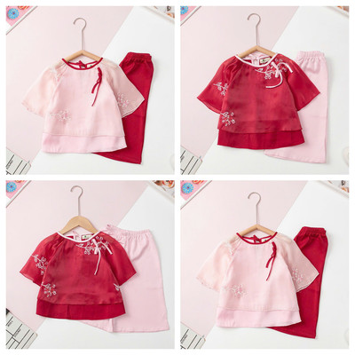Bộ lụa bé gái. Bộ thời trang trẻ em- F02 size 2 đến 10 tuổi