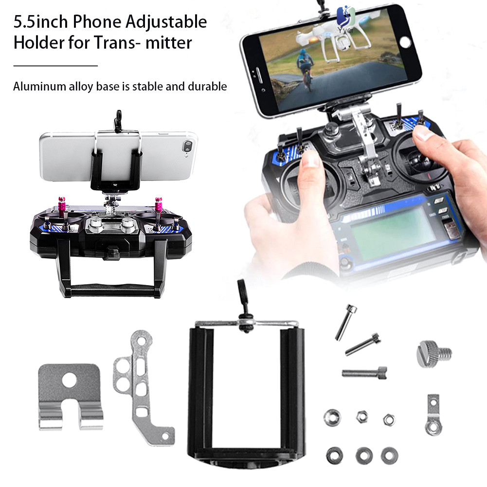 Giá đỡ điện thoại có thể điều chỉnh góc cho máy phát Flysky-FS-i6 FS-I6S FS-i6X