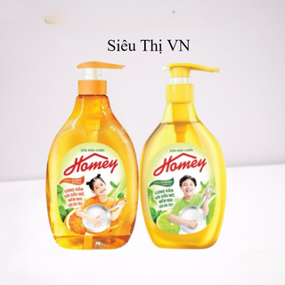  Nước Rửa Chén Homey- Hương Cam  Hương Chanh & Húng Tây Chai vòi tiện dụng 930ml 