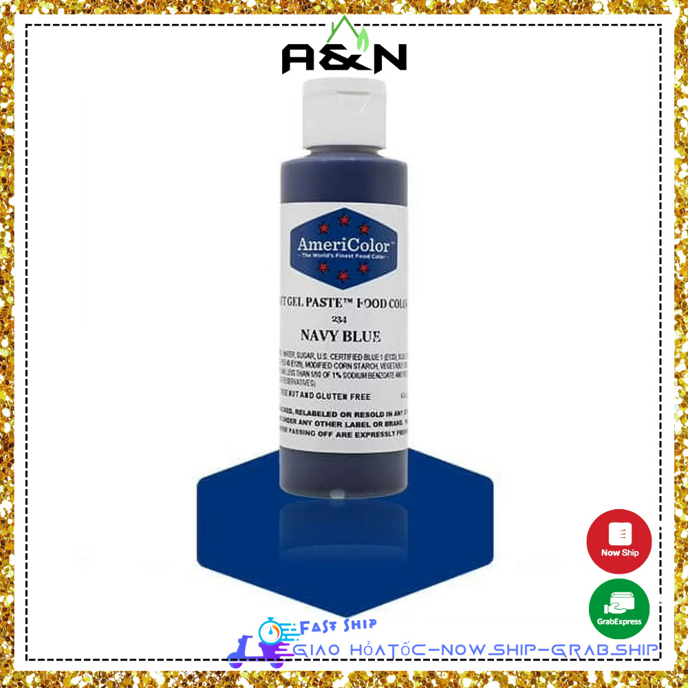 Màu thực phẩm Americolor Navy Blue  - 4.5oz