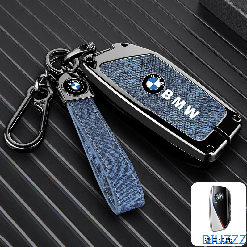 Vỏ chìa khóa ô tô phong cách hợp kim kẽm Giá đỡ Fob cho 2024 BMW IX IM I5 M60 X5 X7 X6 IX I7 Vỏ bảo 