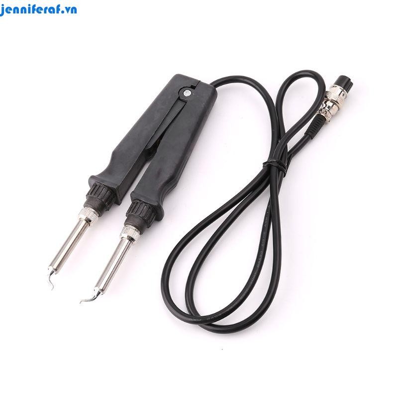 902 ESD SMD Double Soldering Iron Tweezer Handle Clip Heating Plier Soldering