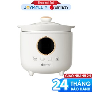 Nồi Nấu Chậm Điện Tử Elmich SCE8534 1.5L 180W, Hàng Chính Hãng, Lòng Nồi Sứ, Hẹn Giờ 12H - JoyMall