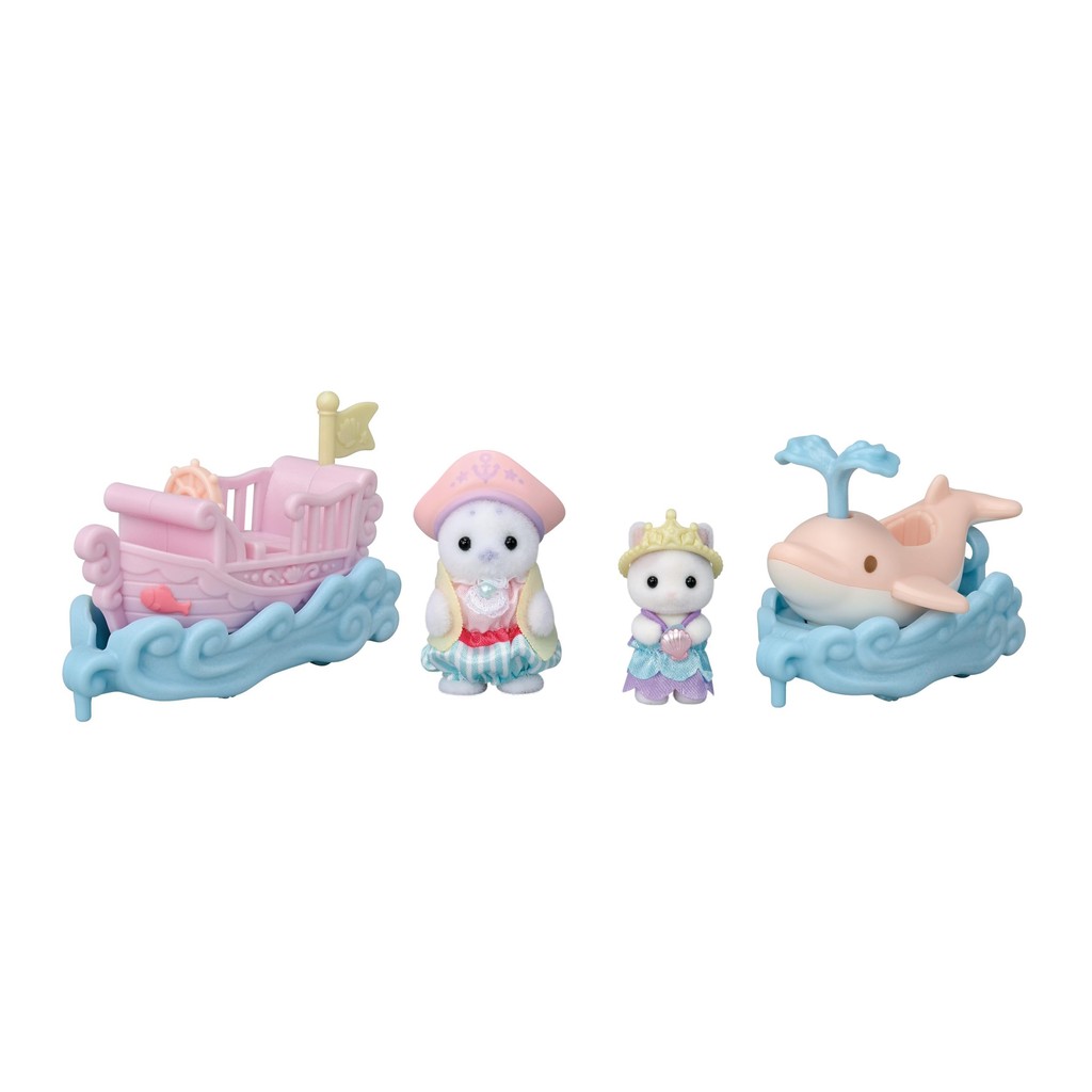 Direct from Japan Sylvanian Families Amusement Park Vehicle Set - Boat & Dolphin -  Epoch