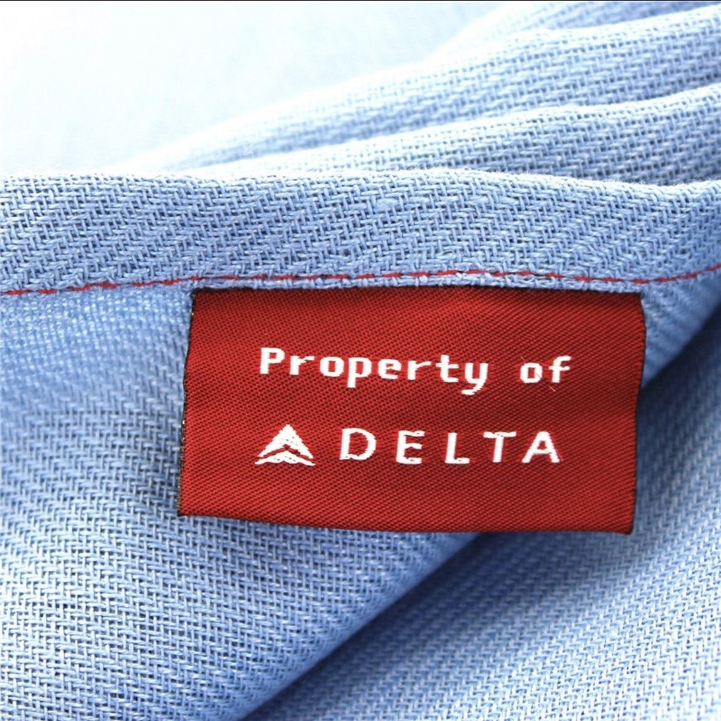 Chăn Delta Airline ️ Size 150 * 110 Cm.| Máy bay đầu tiên cao cấp