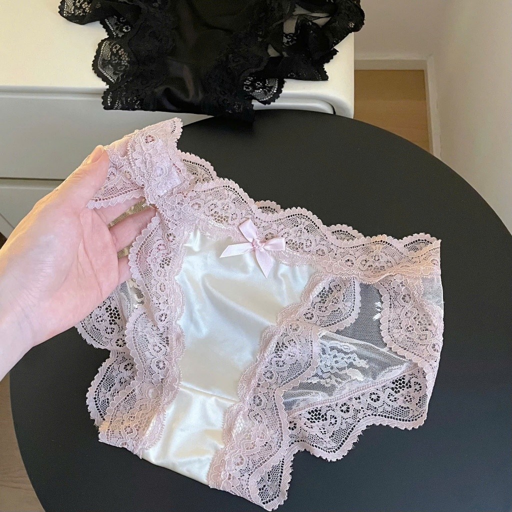 Quần Lót Nữ Ren Lụa Satin Sang Trọng Nhẹ Nhàng Kiểu Pháp Sexy Gợi Cảm Hàng Cao Cấp U12 | BigBuy360 - bigbuy360.vn