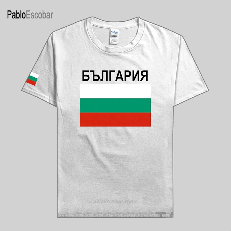 Bulgaria Áo nam Bulgaria thời trang jerseys quốc gia áo thun đội cotton áo thun quần áo top tee quốc