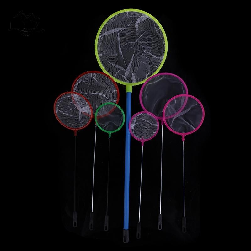 [OGZ]Mini Aquarium Fish Catch Net Handle Tool Fishing Round Fish Accessories VN