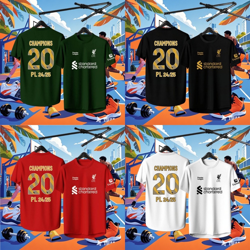 Jersey Liverpool chính thức số 20 tự chọn tên và số, áo thun thể thao