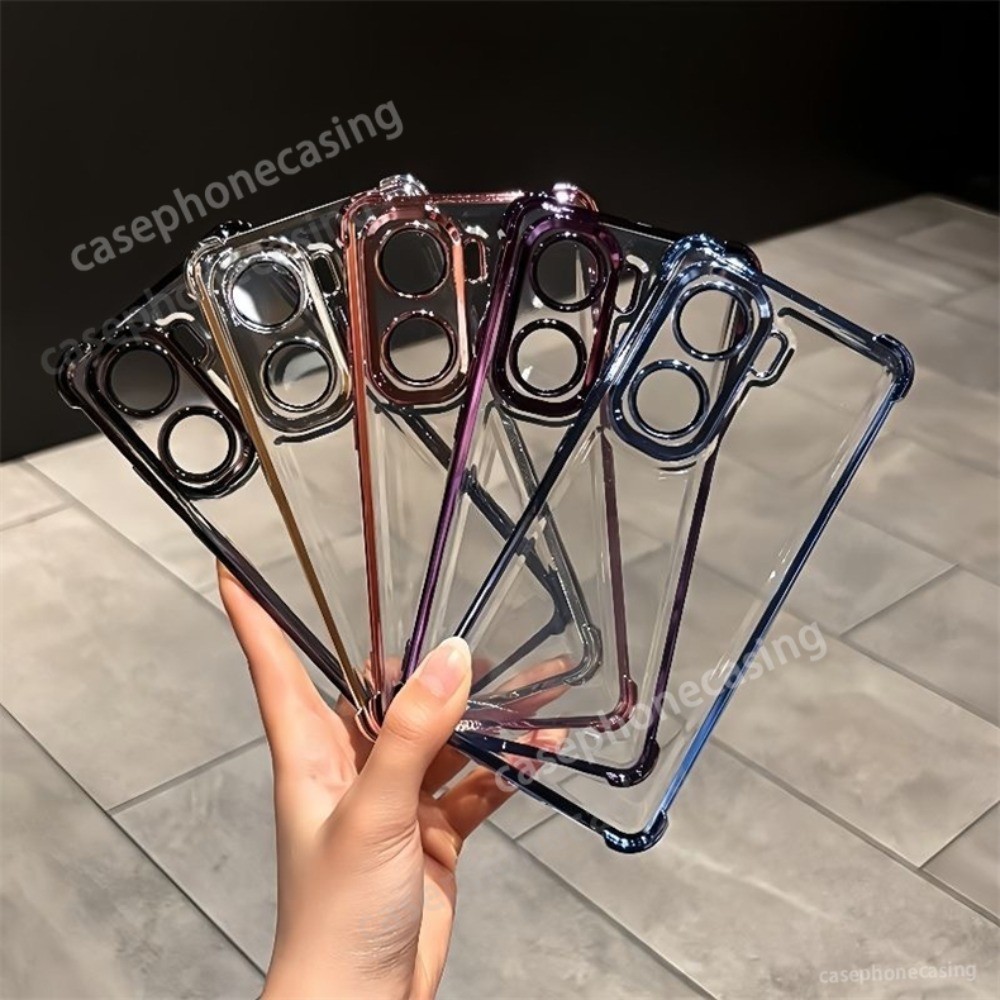Ốp Cho IQOO Neo 10 Pro Neo10 Pro Neo 10Pro Ốp Điện Thoại Mạ Cao Cấp Silicon Mềm Trong Suốt Chống Sốc