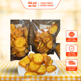 Bánh Mỳ Bơ Tỏi Mật Ong Sấy Khô Tẩm Vị Bơ Tỏi Thơm Ngon Bùi Vị