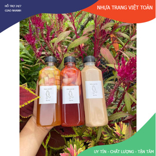 COMBO 50 CHAI NHỰA VUÔNG 330ML ĐỰNG TRÀ SỮA/NƯỚC ÉP