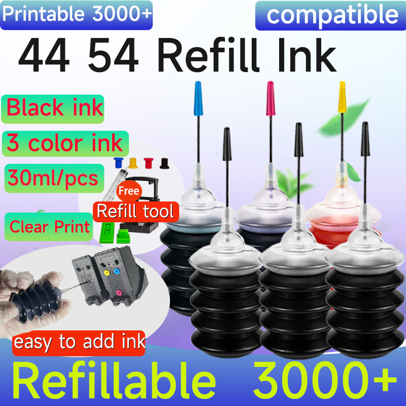 Hộp mực màu PG44 Black CL54 tương thích Tương thích cho mực máy in Canon PG-44 CL-54 Pixma E461 E401