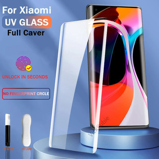  2 Chiếc Kính Cường Lực UV Cho Xiaomi Mi 15 14 13 12 11 12X 12S Pro Ultra Note 10 Lite Note10 Pro 13 Lite Phim Bảo Vệ Màn Hình 