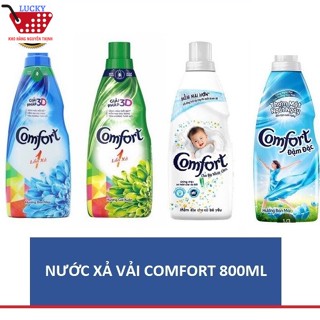 Nước Xả Vải Comfort 800ml Đậm Đặc hương ban mai huyền bí cho da nhạy cảm