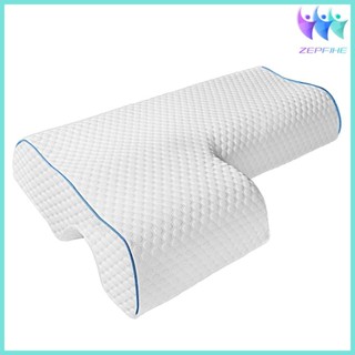 Nio Cặp Đôi Gối Có Cánh Tay Còn Lại Memory Foam Chống Áp Lực Tay Cổ Giảm Đau Vòm Ngủ Cuddle Cổ Tử Cung Đệm