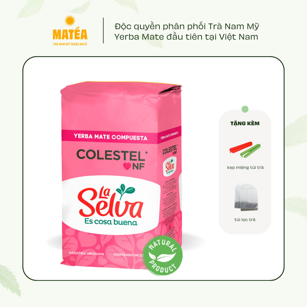 [HCM] Trà Yerba Mate LA SELVA COLESTEL 500gr - Trà Nam Mỹ